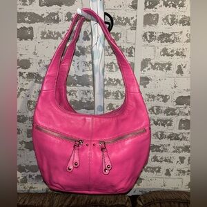 Tignanello Pink Shoulder Bag
